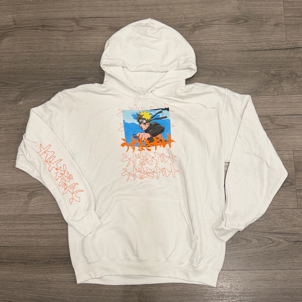 Naruto Shippuden Collection Hoodie Men’s Size Large